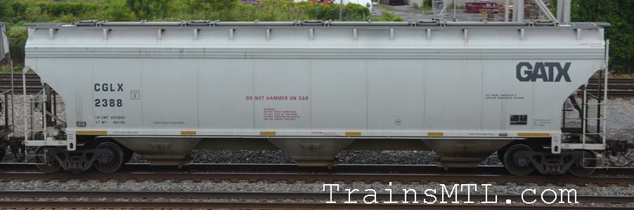 Car/wagon CGLX2388 right side / coté droit